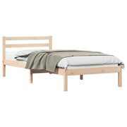 Letto singolo | Letto per adulti | Struttura del letto Marrone 225,5 x 105,5 x 69,5 cm