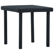 Tavolino da TÃ¨ per Esterni Nero 40x40x40 cm in Polyrattan cod mxl 34345