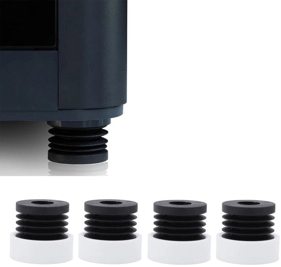 Set di Dampening per Pedali di 4 pezzi - Dampening per Lavastoviglie - Dampening per Climatizzatore - Dampening per Caldaia - Pads Antiscivolo in Gomma - Assorbitori di Impatti e Stabili