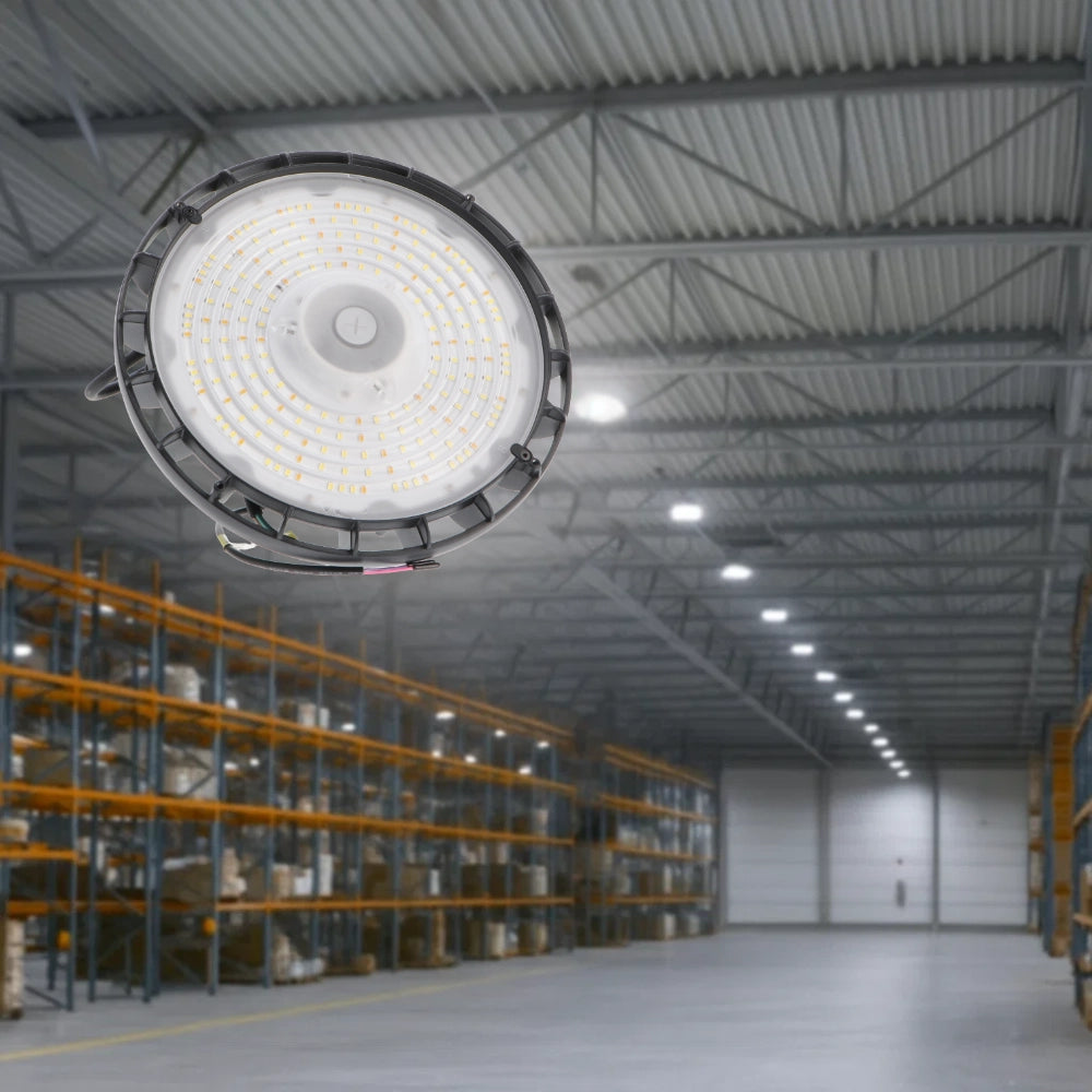 Ledme campana ufo led multioptical 100w dimmerabile per illuminazione industriale