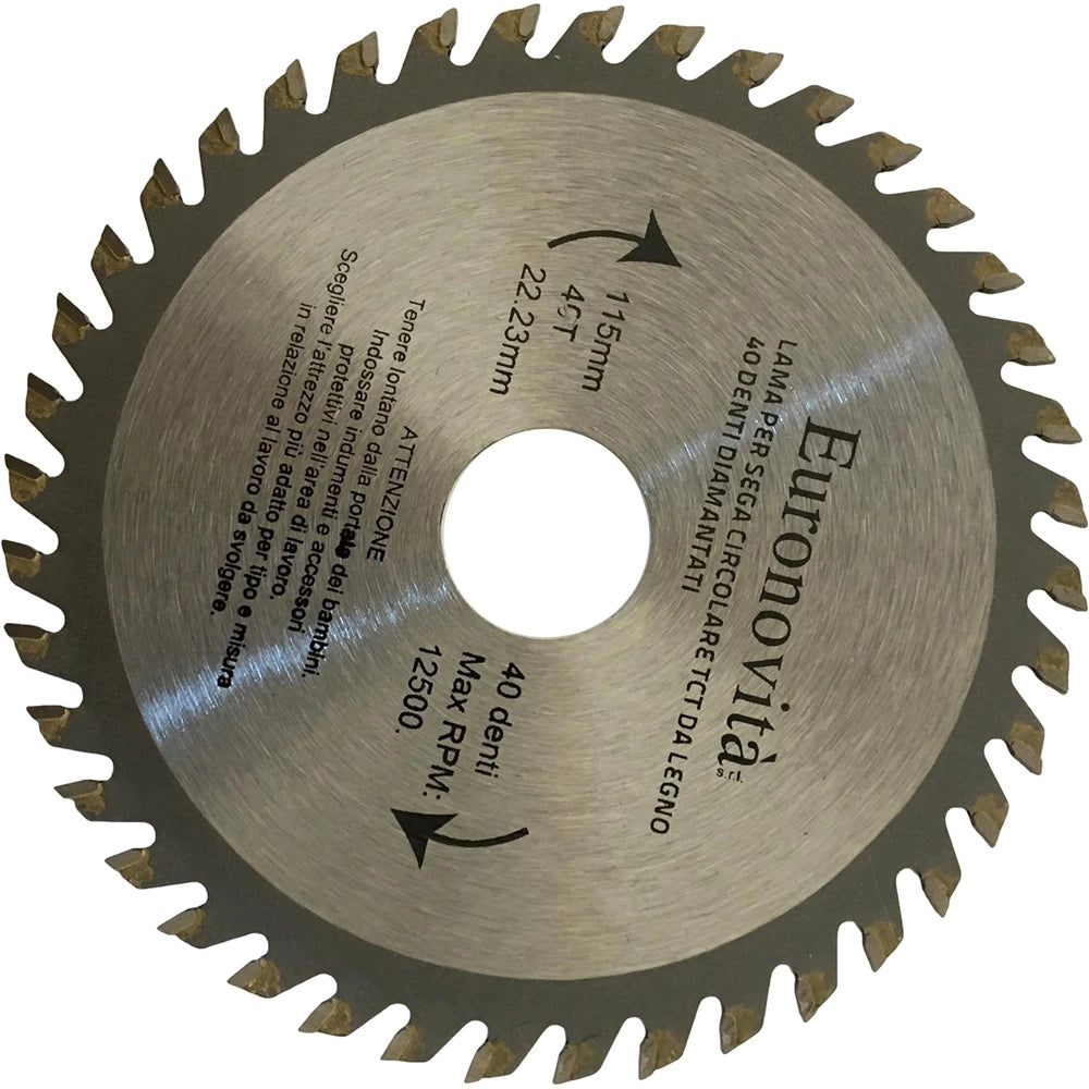 DISCO LAMA 40T FLEX SMERIGLIATRICE LEGNO 40 DENTI 115mm EN221114