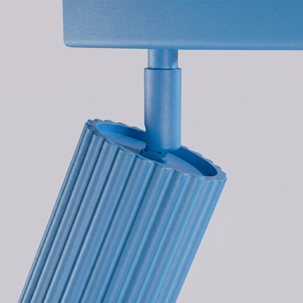 Plafoniera KARBON 6L azzurro