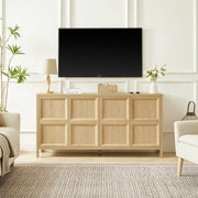 Credenza con Ante Soft-Close e Fissaggio a Parete ¨C Xylo ¨C Rovere Chiaro 160x40x80 cm