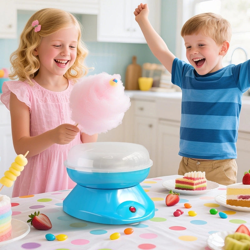 Macchina per zucchero filato per uso domestico, 550W, ideale per feste per bambini, compleanni e altro ancora.