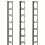 Profili in alluminio verniciato colore grigio cemento 113 a l per finitura parete proangle *** pezzi 3 pz, confezione 1