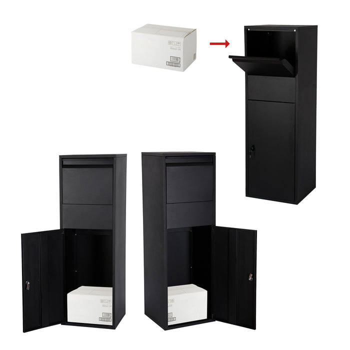 Cassetta postale portapacchi bianca per pacchi medi e piccoli Parcel box