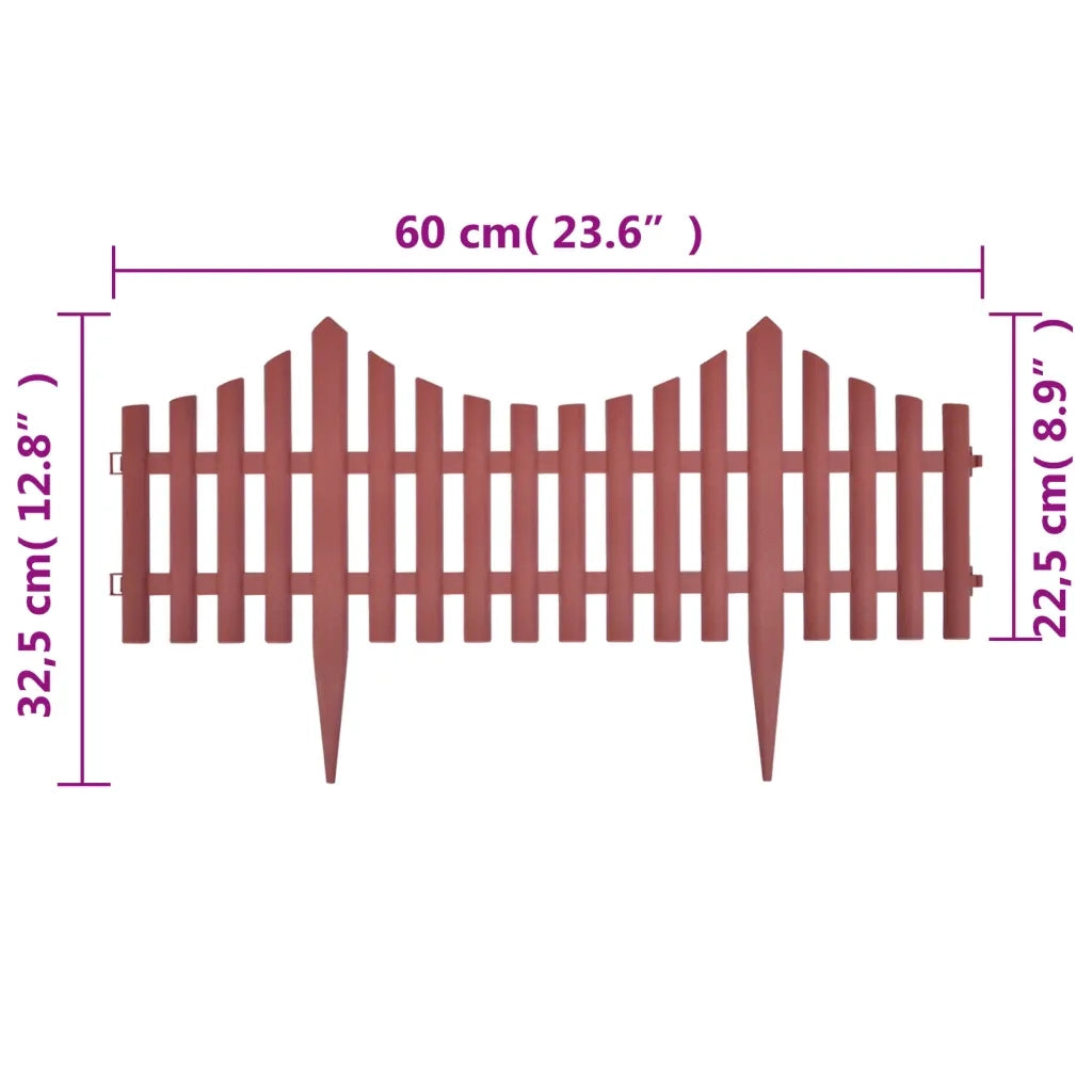 Divisori Prato 17 pz 10 m Marroni cod mxl 23550
