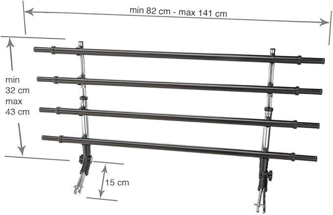PARATIA DI SICUREZZA PER TRASPORTO ANIMALI cm 82/141 x 51 x h 32/43  - FERPLAST