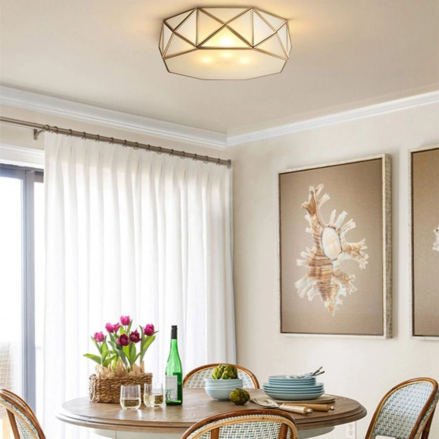 Lampada Da Soffitto 45cm App1239-c Złota