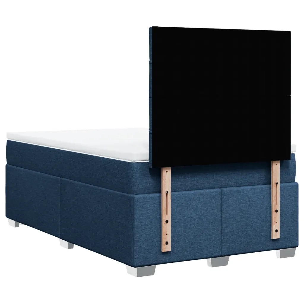 Giroletto a Molle con Materasso Blu 120x200 cm in Tessuto 3290461