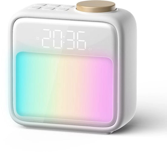 Alarme Digitale - Sveglia con Lampada Notturna - 6 Scene e Rischio Bianco Sincronizzazione - Funzione d'Allarme e Riposo Doppia - Ideale per Sonnambuli - Regalo per Bambini e Adolescenti