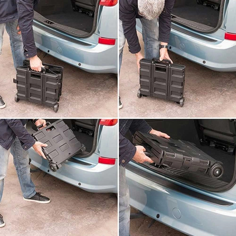 Carrello Trolley Multiuso Pieghevole Kinzo 2 Ruote Manico Per Spesa e Campeggio