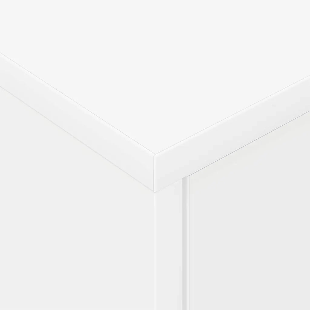 Comodino 2 pcs Bianco 40,5 x 40 x 48 cm Legno multistrato