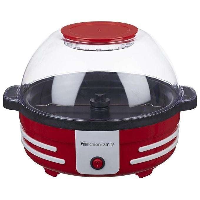 Melchioni 118370002 macchina per popcorn Rosso, Trasparente, Bianco 850 W