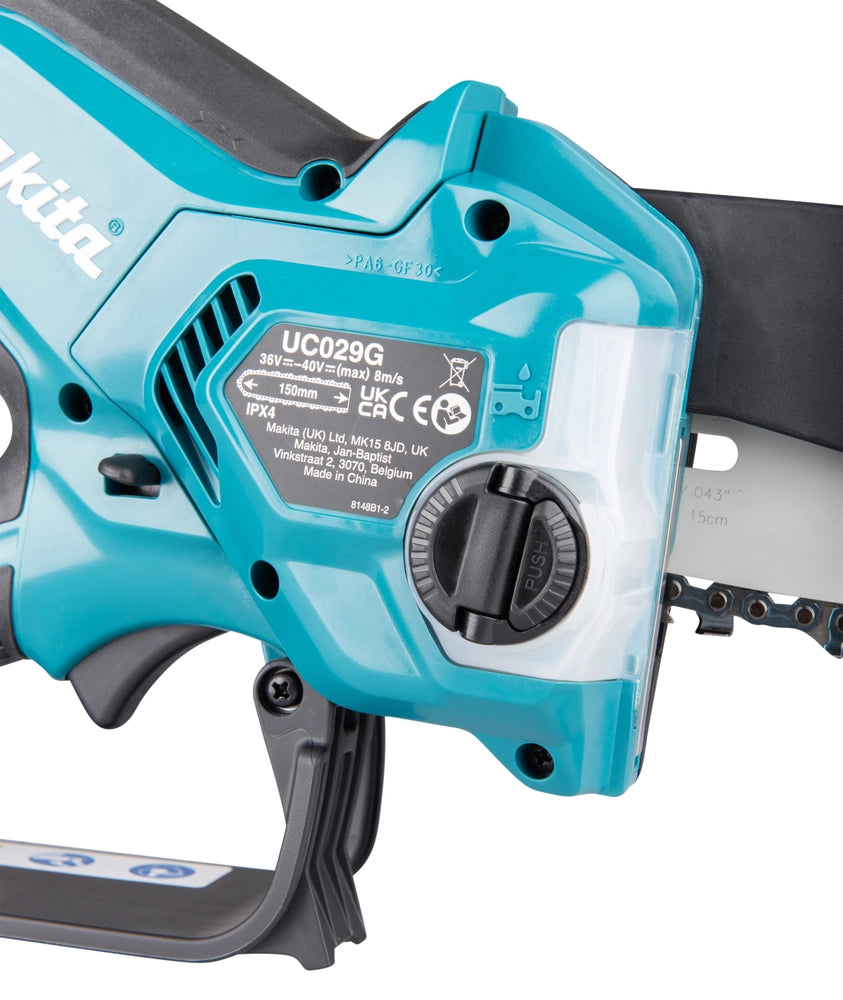 Makita XGT UC029GZ02 – Potatore a catena 40V Brushless 15 cm solo corpo