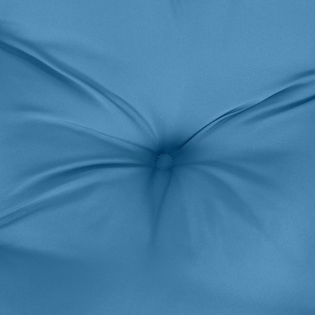 Cuscini Panca Giardino 2pz Blu Mélange 100x50x7cm Tessuto 4002590