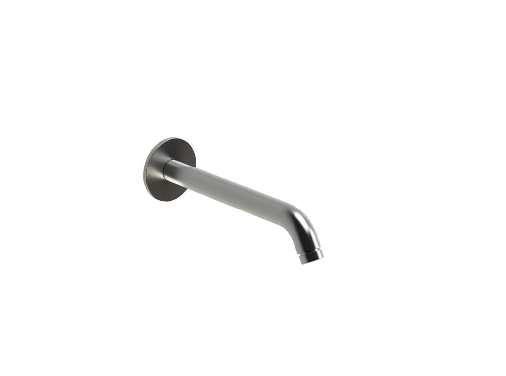 Braccio doccia a parete da 20 cm in acciaio inox 316L Tubico Tevere T54046 Nero