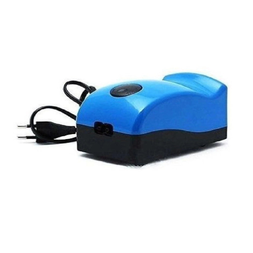 Trade Shop - Pompa Areatore Silenzioso Ap-9804 2 Uscite Vie Per Acquario Pompa Aria Aeratore -