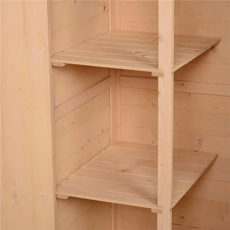 CAPANNO PORTA ATTREZZI DA ESTERNO IN LEGNO DI ABETE 75 X 56 X 115 CM