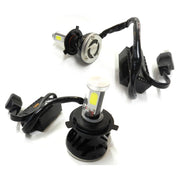 Trade Shop - Coppia Lampade Fari Ricambio Per Auto 4 Led 8s H4 Alta Luminosita' Bianco Freddo -