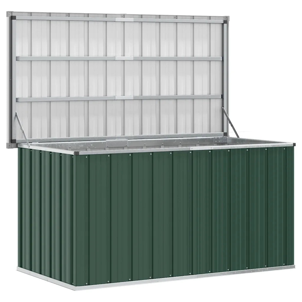 Baule da giardino verde 129x67x65 cm CFW6977996