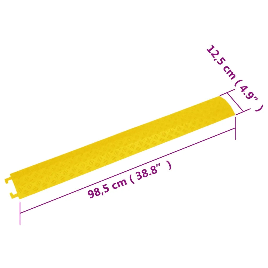 Rampe di Protezione Cavi 4 pz 98,5 cm gialla CFW8282339