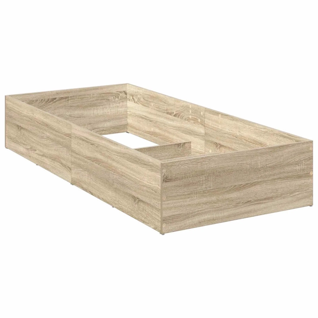 Giroletto per rete letto regolabile Rovere Sonoma 90 x 190 cm 8021841