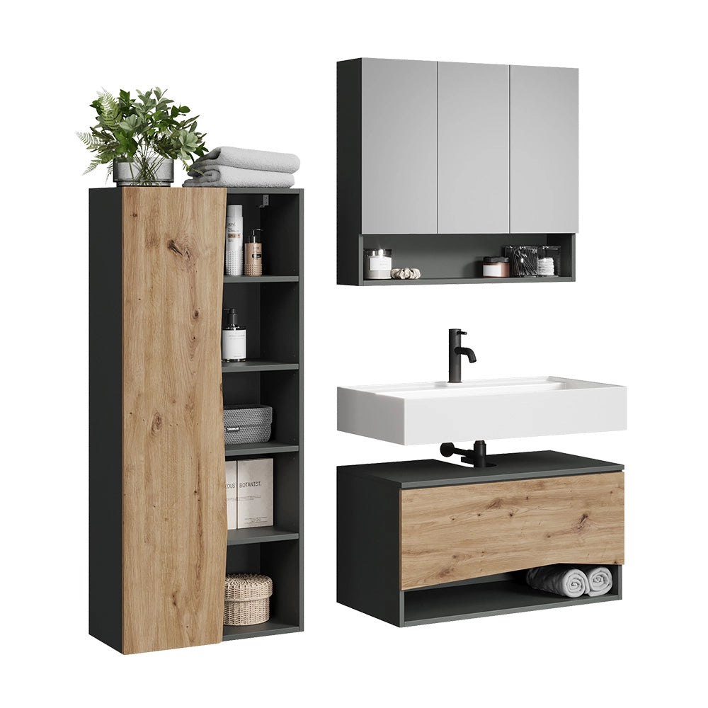 Vicco Set di mobili da bagno Artigiano 3 parti