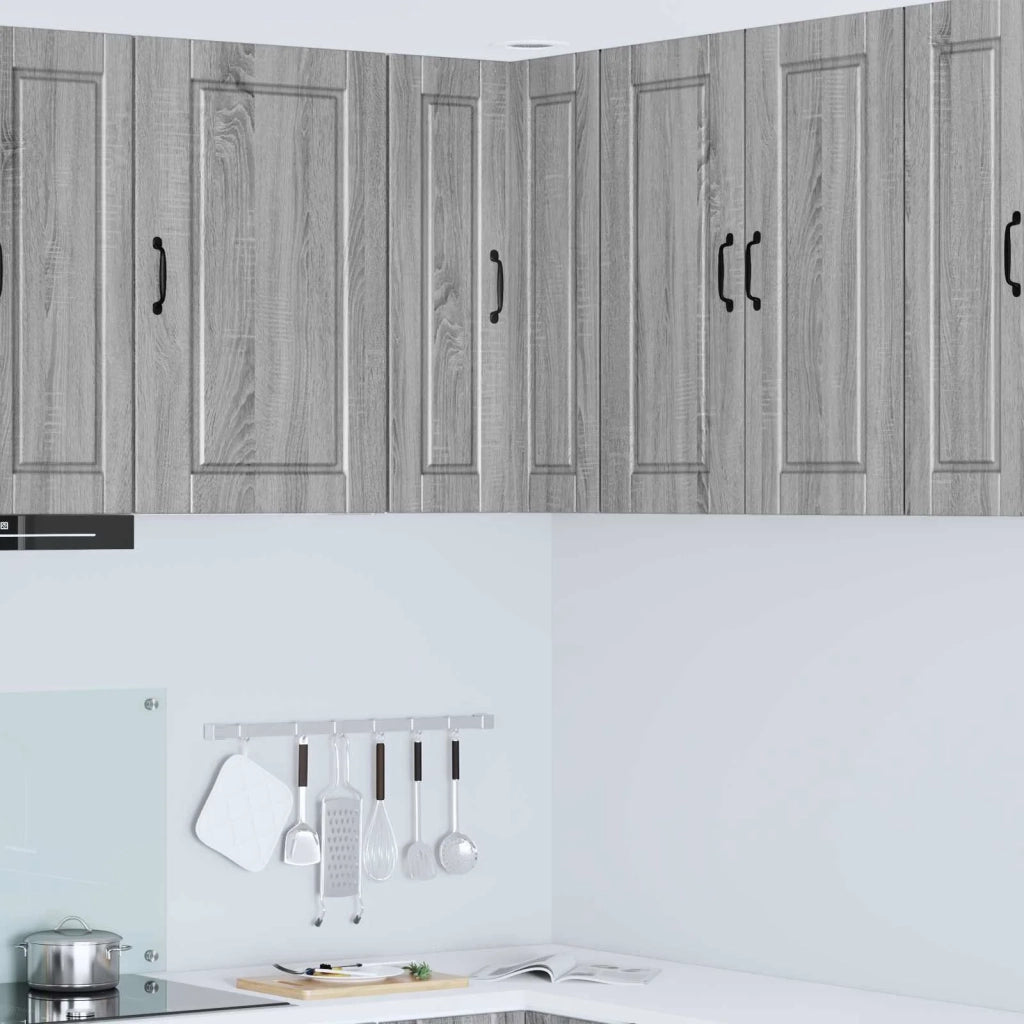 Pensile da cucina | Mobile angolare per parete PORTO Grigio Sonoma 57 x 57 x 80 cm