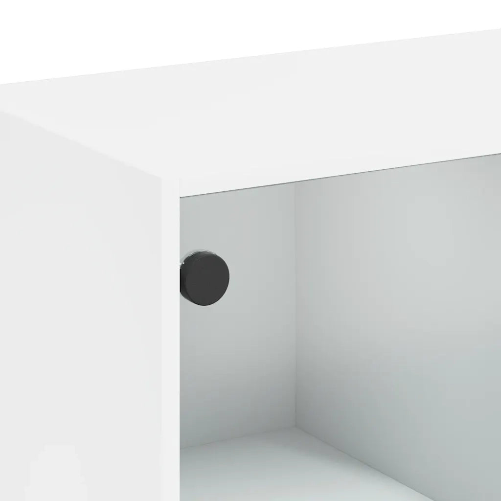 Credenza | Madia | Buffet da pranzo | Armadio da pranzo Bianca 102x37x75,5 cm in Truciolato
