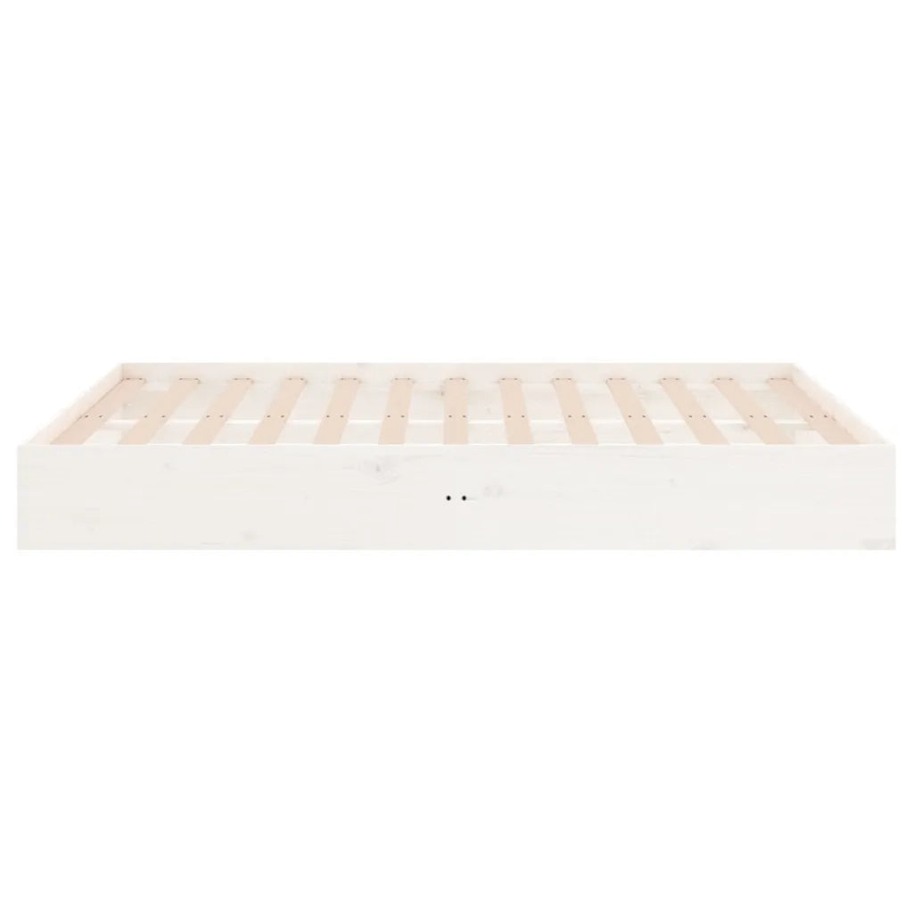 Giroletto Bianco in Legno Massello 120x190 cm 4FT Small Double cod mxl 61509