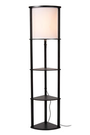 Lampada da terra MENNO scandinava 1xE27 nera crema Lucide