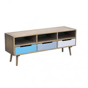 Mobile TV Tiburg 120x35,5x29,5 h cm in MDF Multicolor