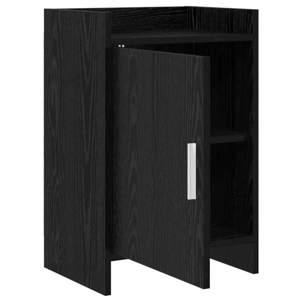 Comodini 2 pcs Rovere Nero 40 x 30 x 60 cm Legno ingegnerizzato 8011014