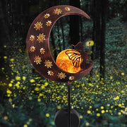 Illuminazione esterna a LED con luce lunare metallica 100cm acqua resistente lampada solare per decorazione di giardino