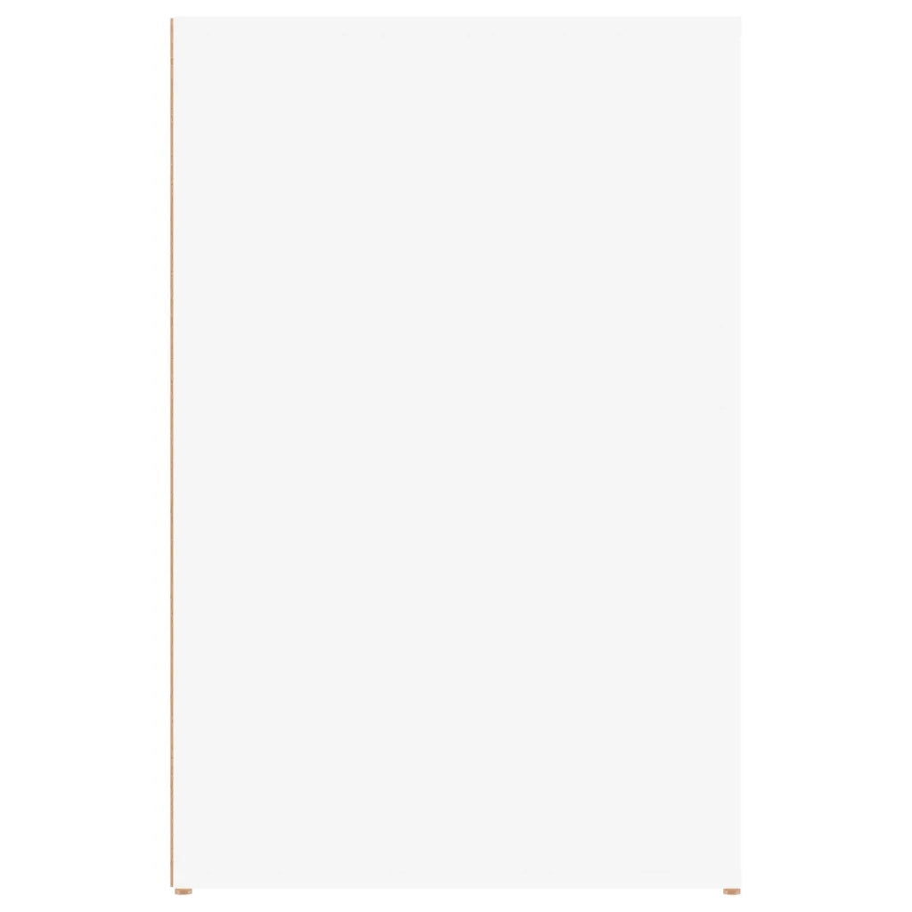 Scrivania Bianca 100x49x75 cm in Legno Multistrato 816784