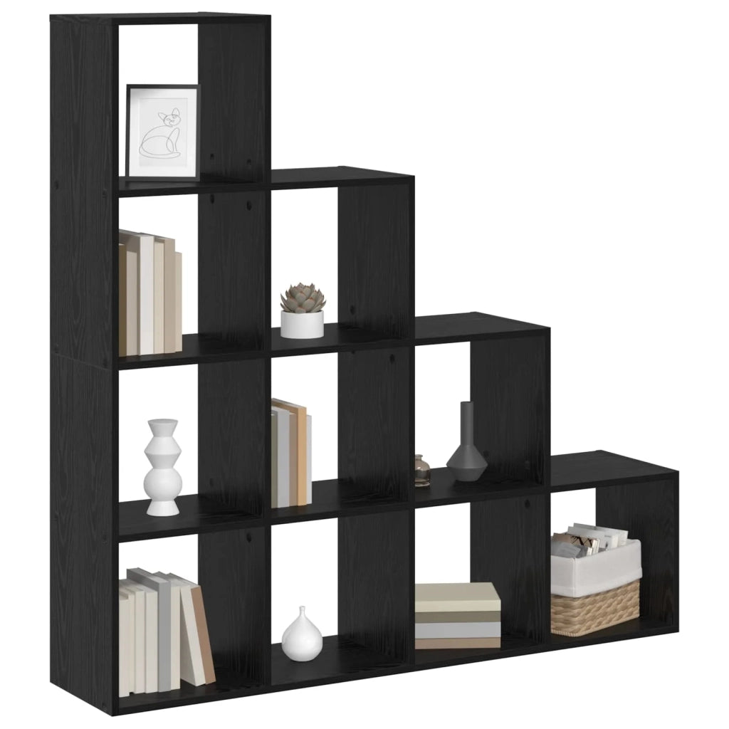 Libreria divisoria Rovere Nero 131,5 x 29 x 131,5 cm 879663