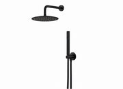 Kit doccia tondo Cromato Vema WELLNESS BRASS V08135 Nero Opaco