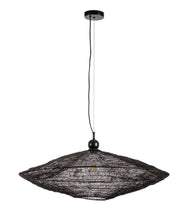 Lampadario a Sospensione in Metallo Intrecciato Nero D86 - DARIO