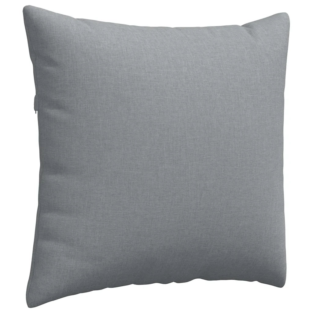 Cuscini da Divano 2 pz | Cuscini per sedie Grigio chiaro 45 x 45 cm Tessuto