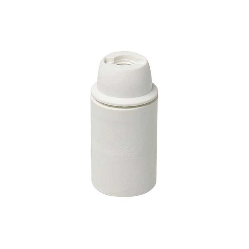 02121.B Portalampada E14 M10X1 Cm/Liscio Bianco