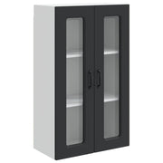 Mobile da cucina rettangolare moderno 60 x 31 x 100 cm ampio spazio contenitivo stile pulito legno nero 02_0053854