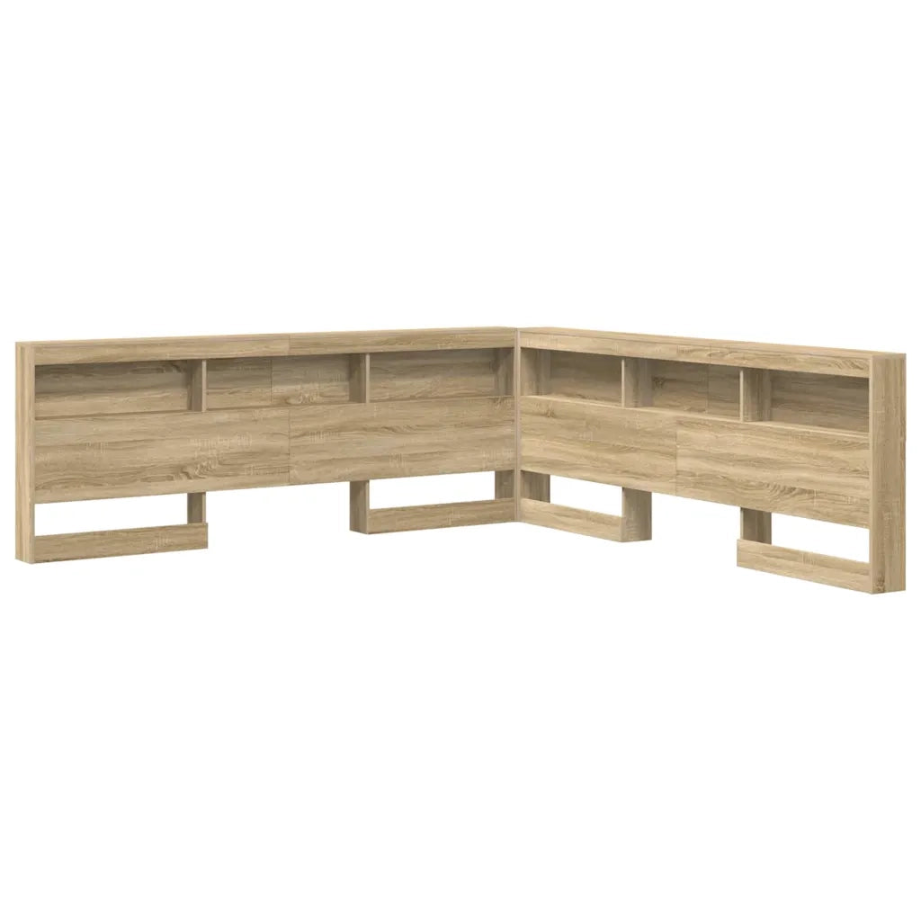 vidaXL Testata contenitore rovere sonoma 200 cm Legno multistrato