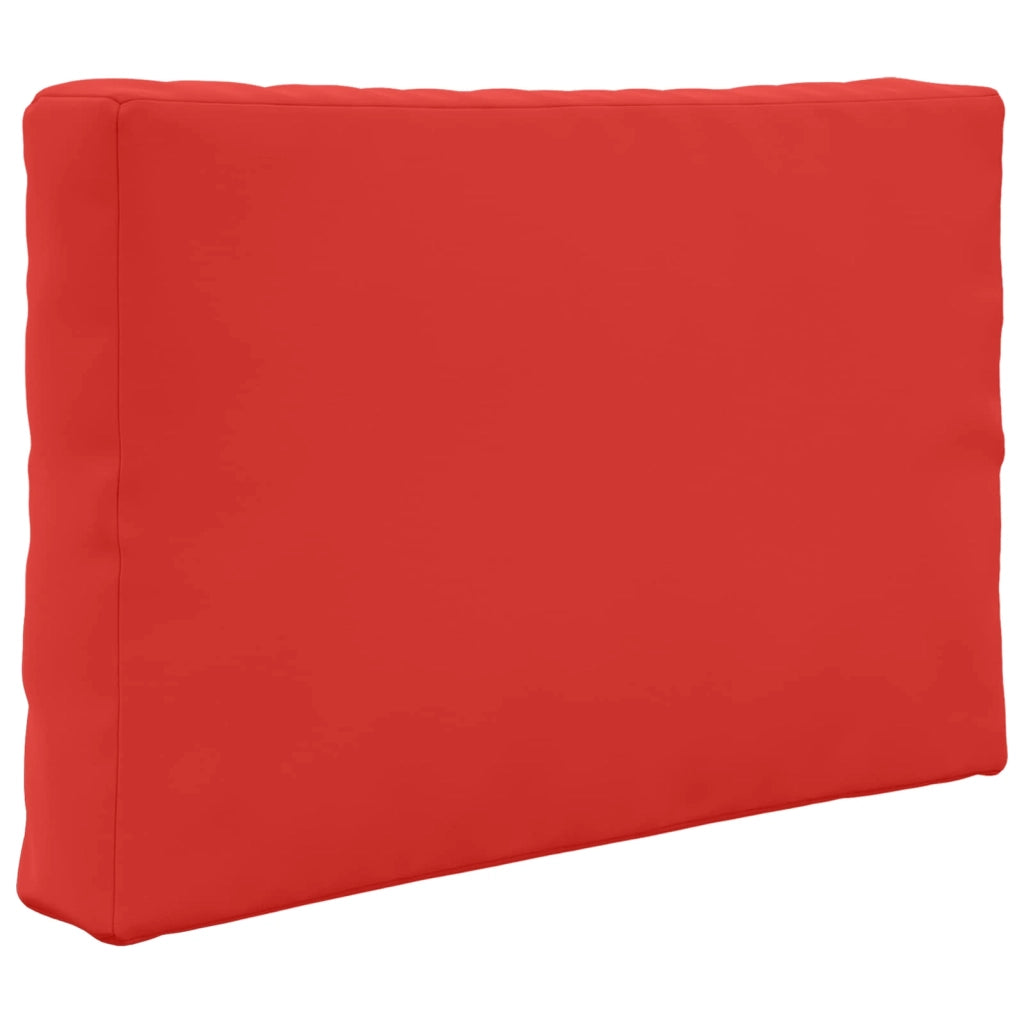 Cuscino per divano da esterno 2 pcs Rosso Poliestere