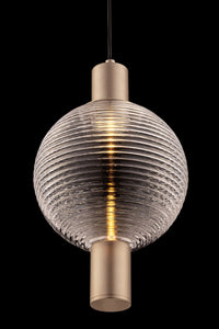 Lampada pendente Pendant in Metallo Rueca Nickel