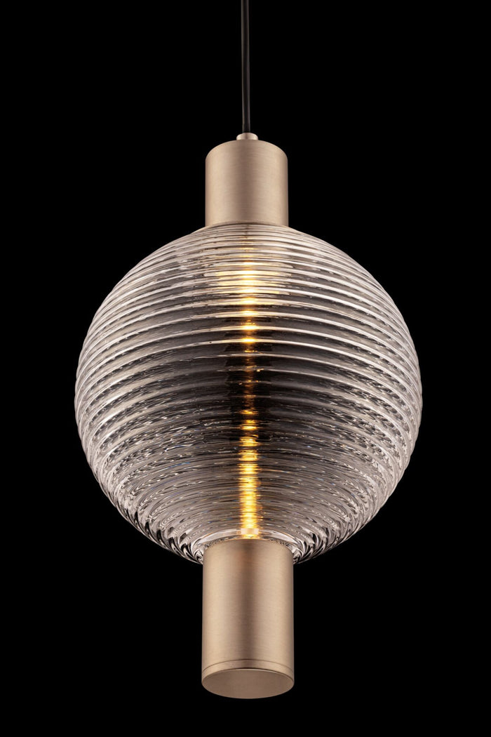 Lampada pendente Pendant in Metallo Rueca Nickel