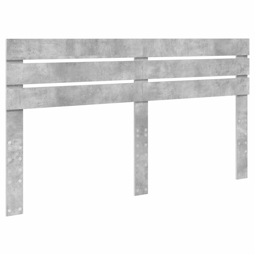 Struttura del letto con cassetto Grigio cemento 200 x 200 cm