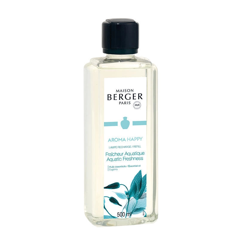 Ricarica Lampada Catalisi Profumo Aroma Happy Fraicheur Aquatique Maison Berger