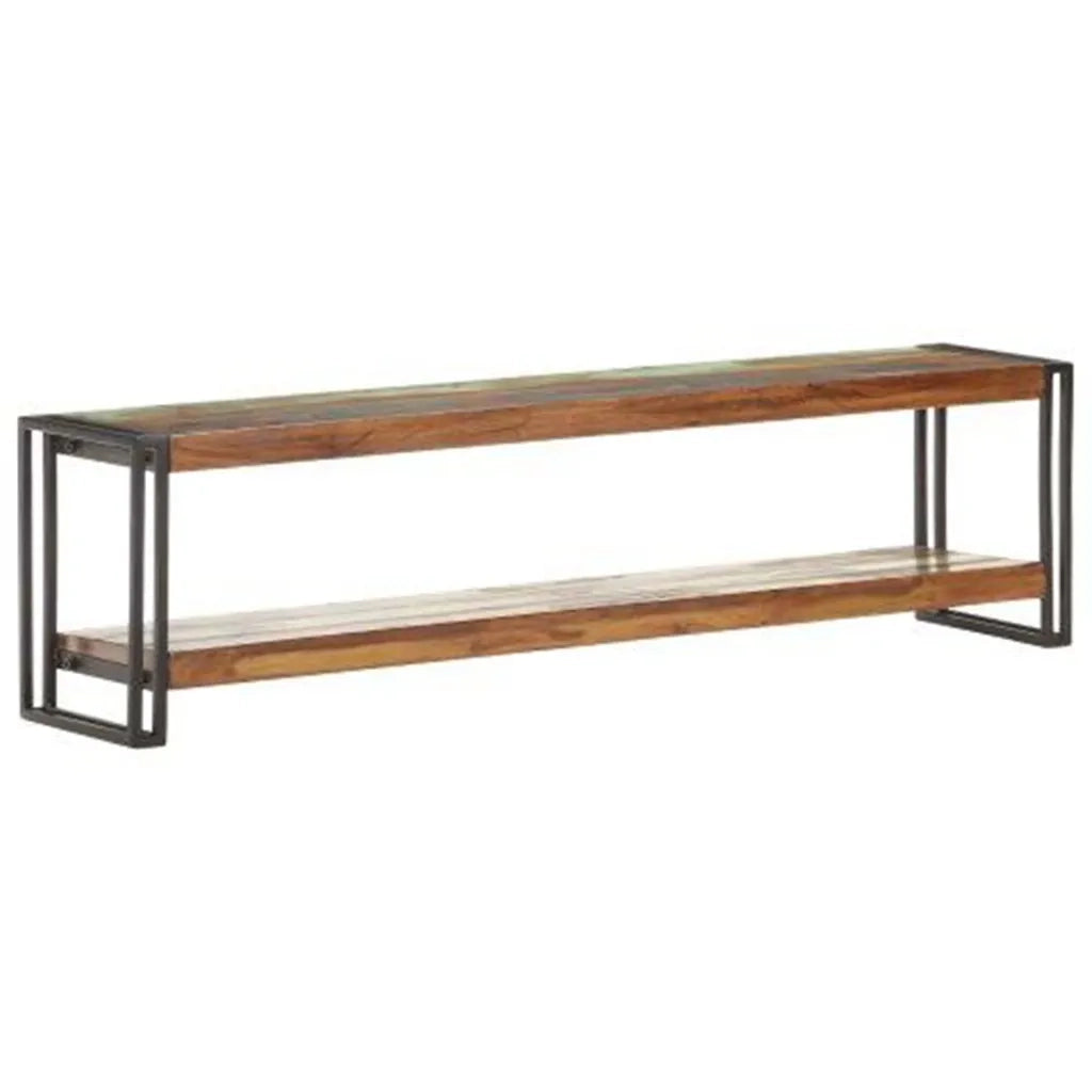 Mobile Porta TV 150x30x40 cm in Legno Massello di Recupero 320793