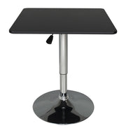 Tavolo regolabile in altezza quadrato 60x60 nero, tavolo alto da bar Romeo - TQ10-6.6ROAR